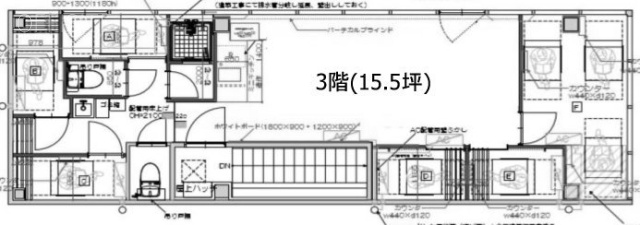 マガザン銀座東ビル3F 間取り図