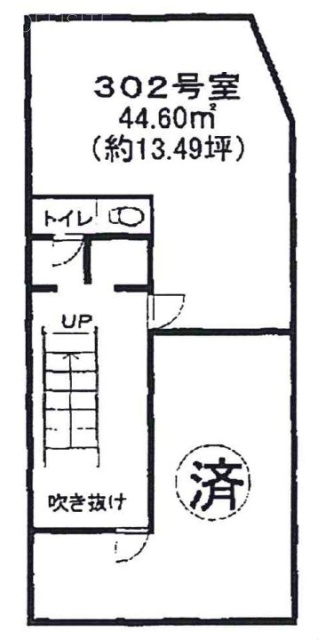 岸間ビル302 間取り図