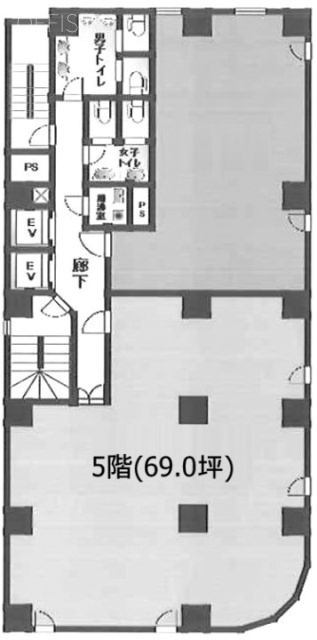 信友山の手池袋ビル5F 間取り図