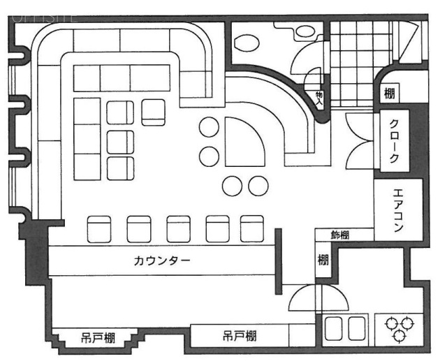 第8荒井ビル(赤坂館)B 間取り図