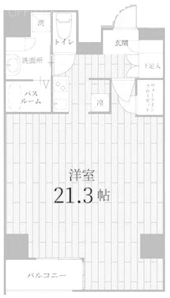 テラス銀座ビル701 間取り図