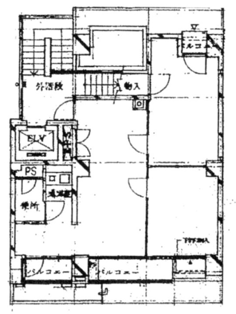 アソルティ人形町1F 間取り図