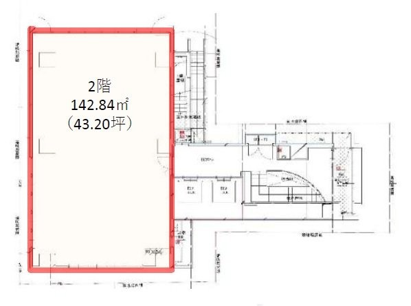 (仮)SK-K神田駿河台計画2F 間取り図