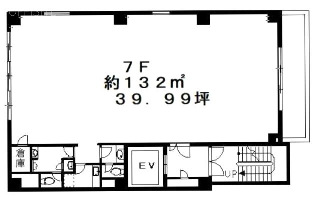 赤坂ゆうビル7F 間取り図