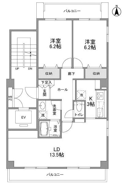 エミネンス平河町601 間取り図