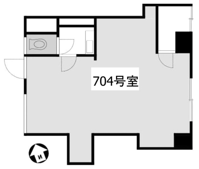 同栄新宿ビル704 間取り図