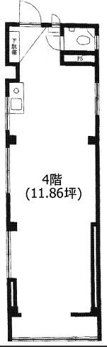 相模屋第1ビル4F 間取り図