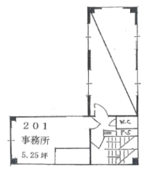 キンゴビル201 間取り図