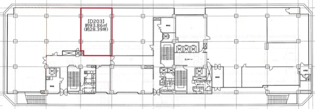 関内中央ビルD203 間取り図