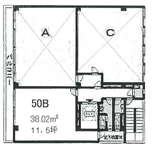 アセッツ亀戸ビル50B 間取り図