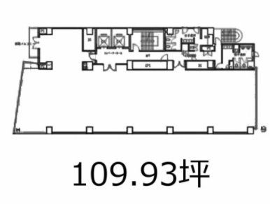 共同ビル室町1丁目601 間取り図