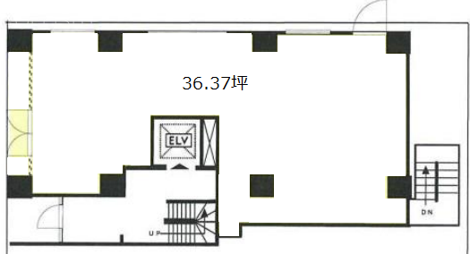 神田中央ビル1F 間取り図