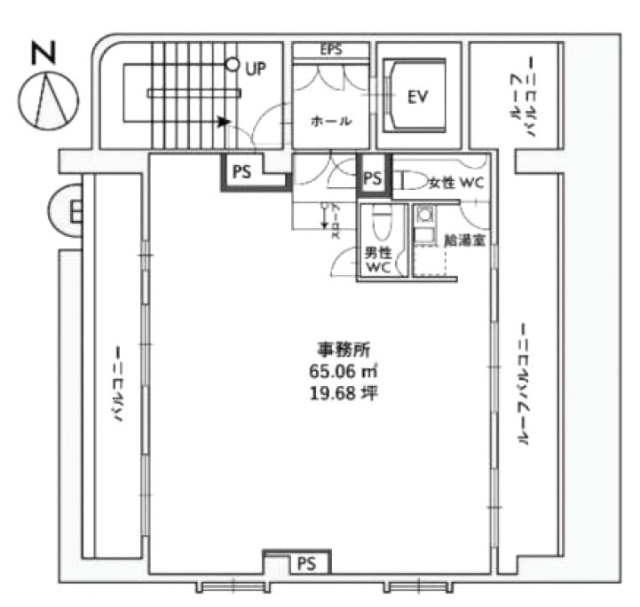 I・T秋葉原ビル6F 間取り図