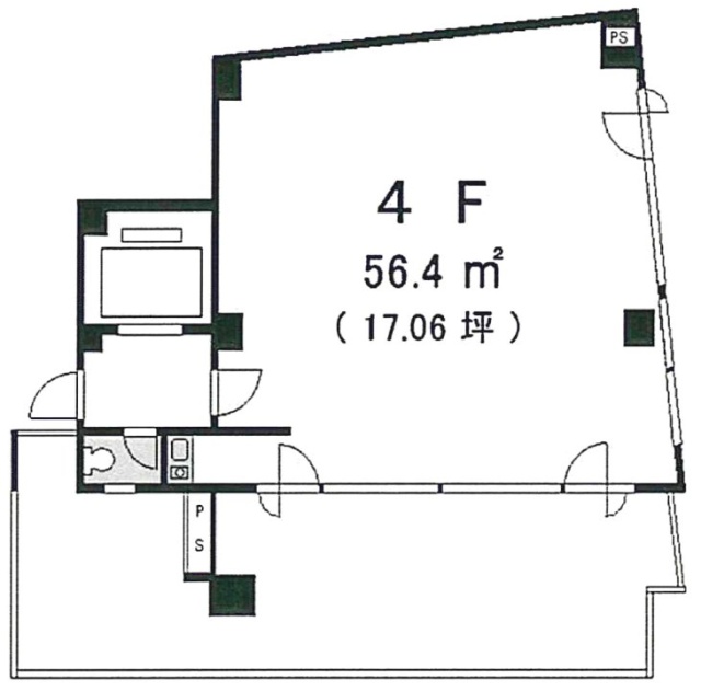 近藤第2ビル4F 間取り図