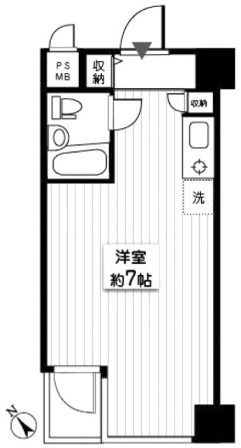 フォンテ六本木10F 間取り図