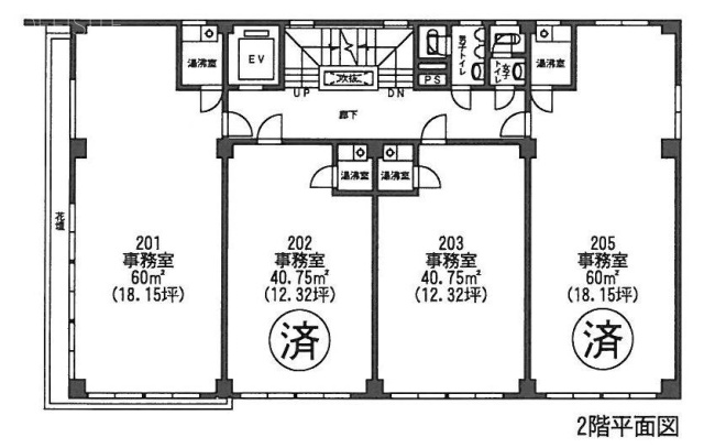 堀井ビル201 間取り図