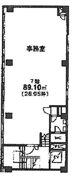 東洋ライスビル7F 間取り図
