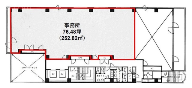 厚木会田ビル8F 間取り図