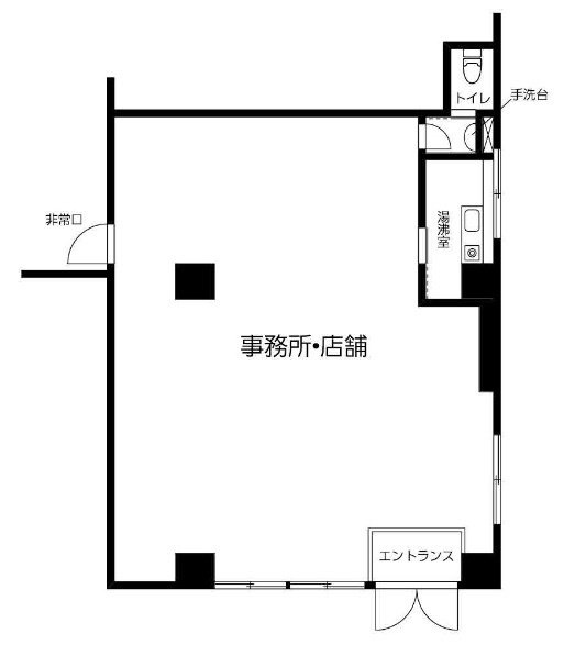 押田ビル1F 間取り図