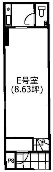 モデリアデイズ松陰神社E 間取り図