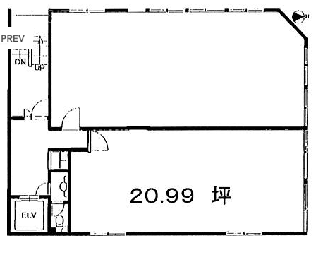 栄ビルB 間取り図