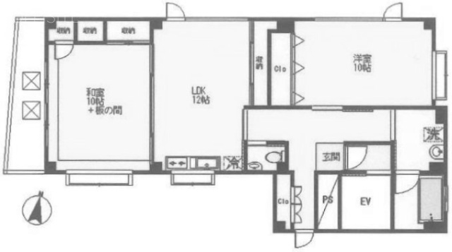 VEQビル9F 間取り図