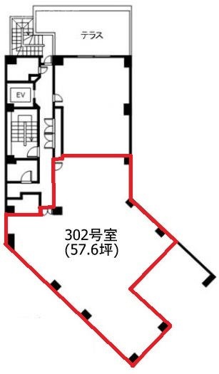 雅光園ビル302 間取り図