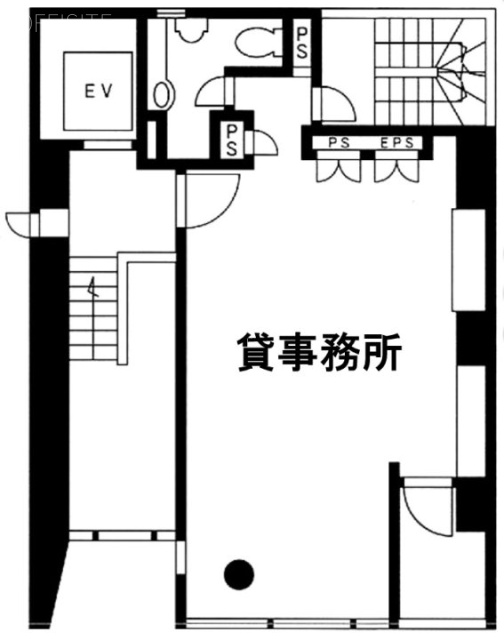 UZビル2F 間取り図