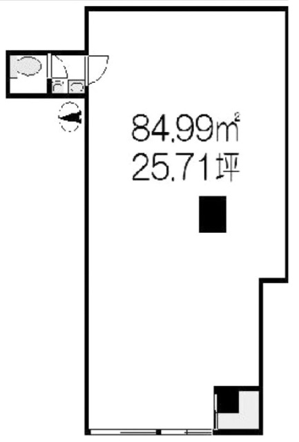 第二鳥塚ビル103 間取り図