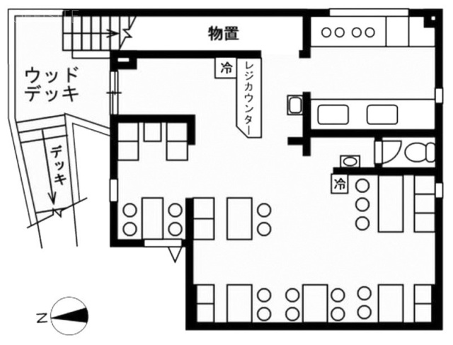 オリエンタルビル1F 間取り図