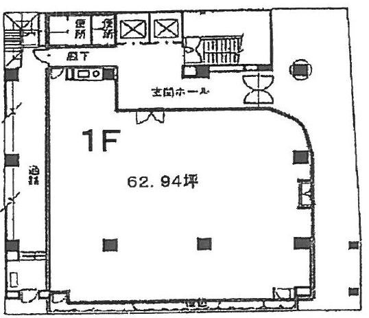 虎ノ門きよしビル1F 間取り図