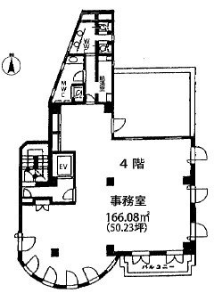 徳舛ビル4F 間取り図