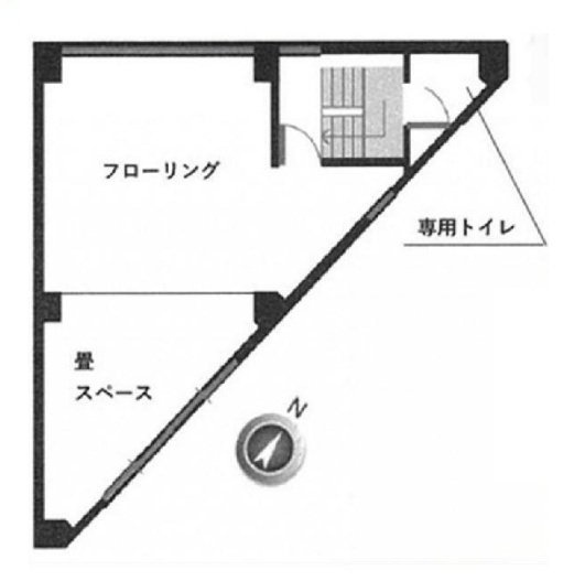 風水神田三崎ビル2F 間取り図