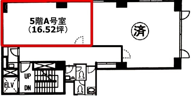 富田屋ビルA 間取り図