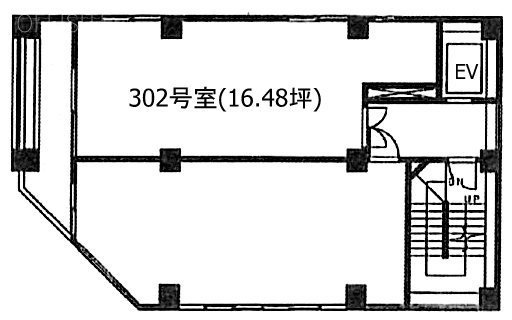 KMS会館ビル302 間取り図