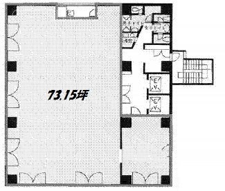 御成門BNビル7F 間取り図