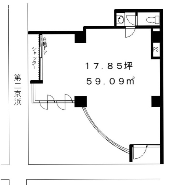 グレース多摩川ビル1F 間取り図