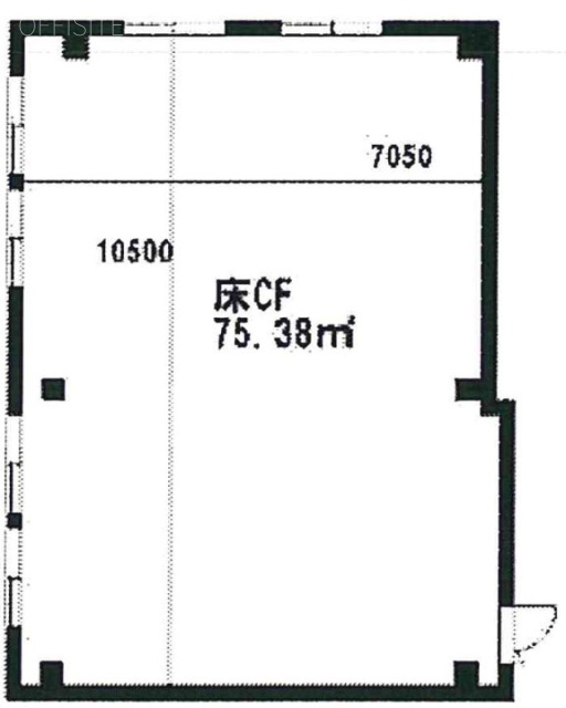 コーポ菊川ビル2F 間取り図