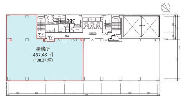 目黒東山ビル6F 間取り図