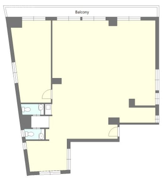 陸マンション3F 間取り図