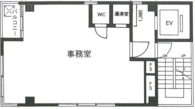 新橋柳屋ビル8F 間取り図