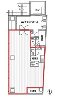 麹町トーセイビル1F 間取り図