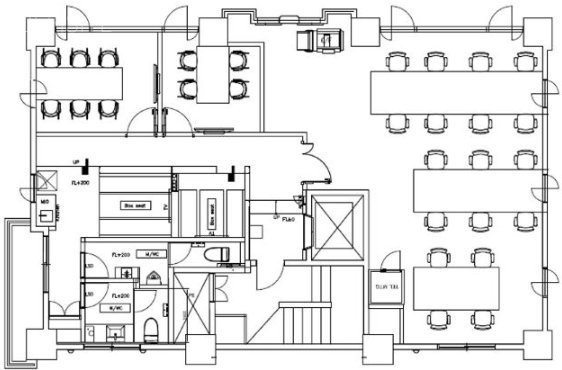 八丁堀ファーストスクエア6F 間取り図