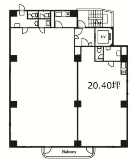 長谷川ビル702 間取り図