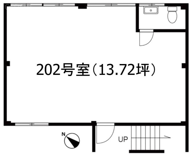 銀座片桐ビルⅤ202 間取り図