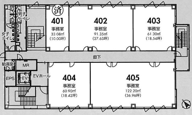 青山学院アスタジオ402 間取り図