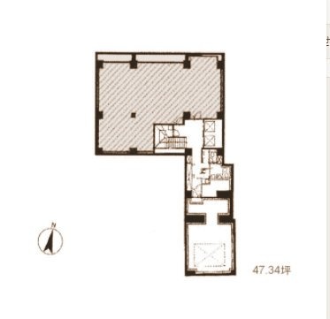 いちご南平台ビルB1F 間取り図