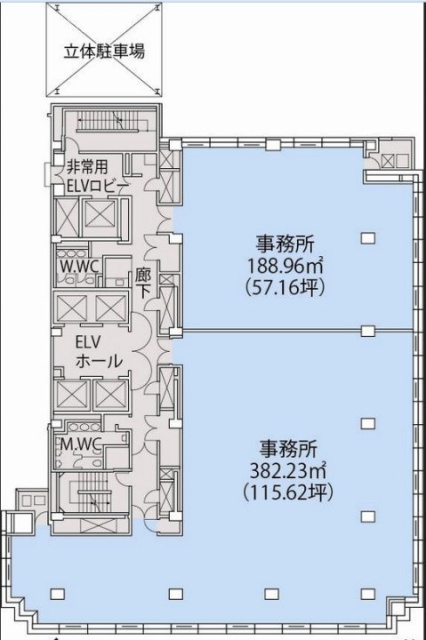 新横浜TECHビル A館7F 間取り図