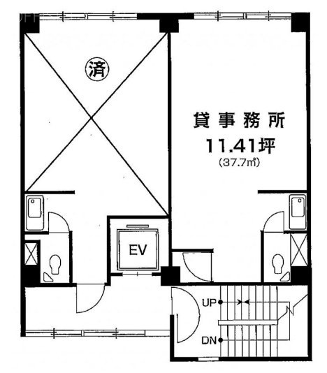 松本ビルB 間取り図