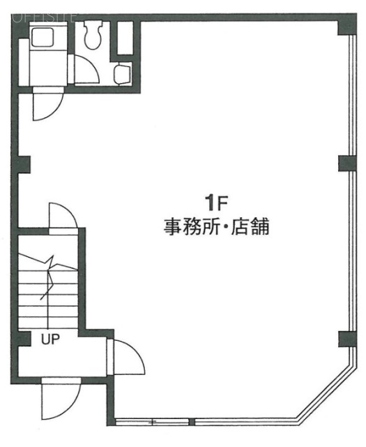 鴨下ビル1F 間取り図